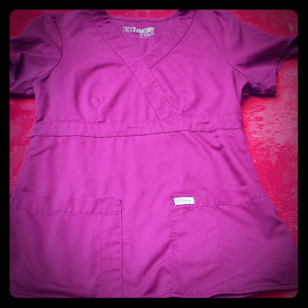 ❤ 5for25 Greys anatomy top pretty purple